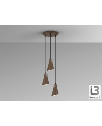 I3-BERA- LAMPARA 3L -MARRON